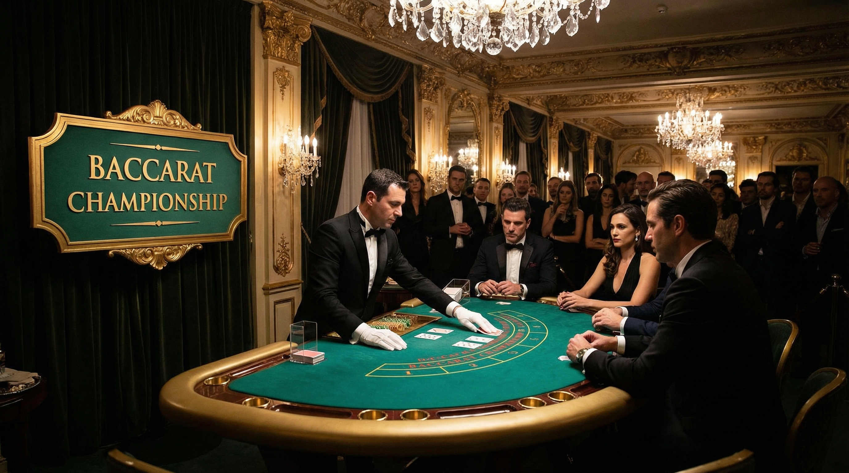 百家乐冠军赛VIP贵宾厅豪华场景